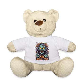 Sinister Halloween Hell Creature - Teddy Bear - white - Front
