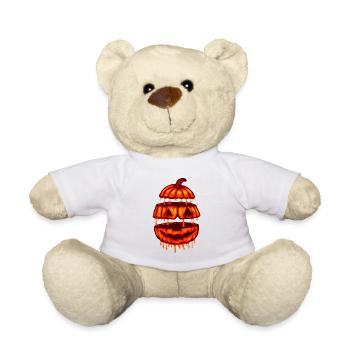 Luminous Burger Pumpkin - Teddy Bear - white - Front