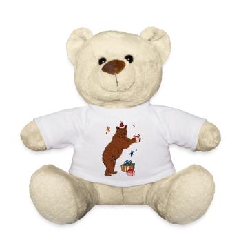 OURS DE NOËL - Nounours - blanc - Devant