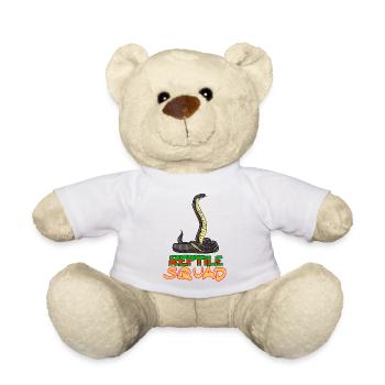 Graphique du serpent cool de l’escouade reptile - Nounours - blanc - Devant