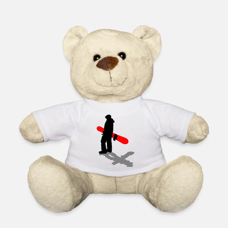 Snowboard - Teddy - Weiß