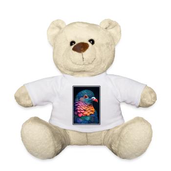 Tauben Taube - Teddy - Weiß - Vorne