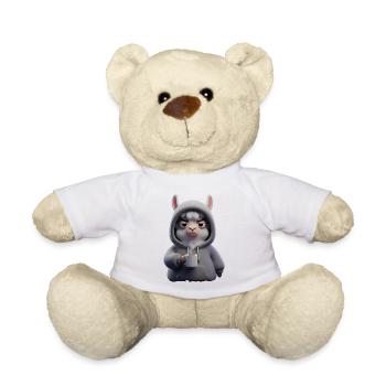 Funny alpaca motif for morning grouches - Teddy Bear - white - Front