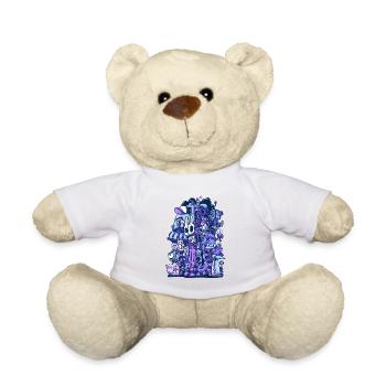 Purpurnes Chaos - Teddy - Weiß - Vorne