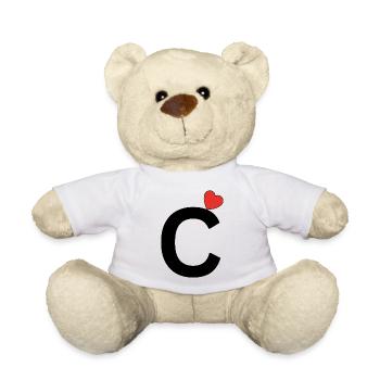 c - Teddy Bear - white - Front