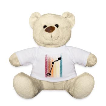 Retro_Schatzsucher - Nounours - blanc - Devant