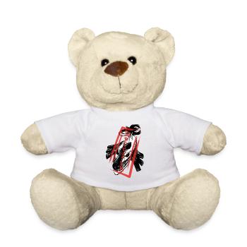 The defeated: Shark Monster - Nounours - blanc - Devant