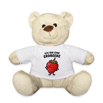 Strawberry Carnival Costume Fruit Fruits - Teddy Bear - white - Front