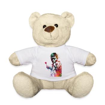 Dartspieler-Sportkunst #darts #sport - Teddy - Weiß - Vorne
