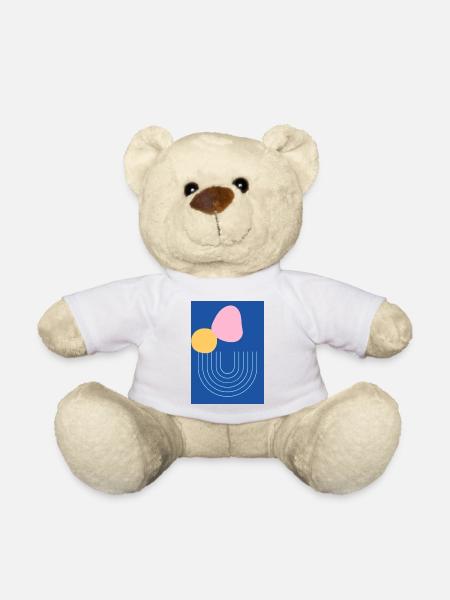 abstract - Teddy Bear - white