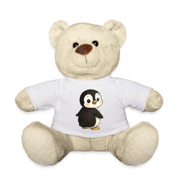 Pinguin niedlich Süßes Tier Südpol - Teddy - Weiß - Vorne