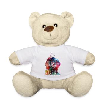 Chess sport art #chess #sport - Teddy Bear - white - Front