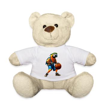 Parrot Basketball Bird - Teddy Bear - white - Front