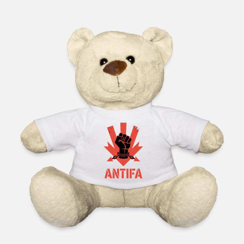 Antifa – Antifaschistisches Merch - Teddy - Weiß