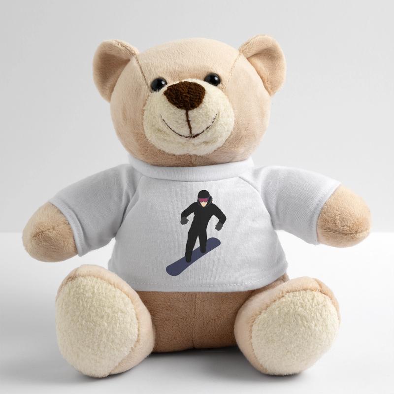 Dynamic snowboarder Teddy Bear