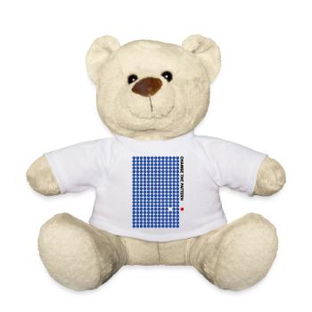 CHANGE THE PATTERN - Teddy Bear - white - Front