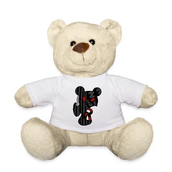 Glitch bear - Nounours - blanc - Devant