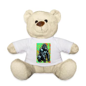 gorille - Nounours - blanc - Devant