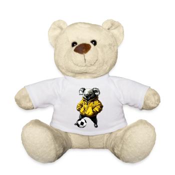 Fussball Koala - Teddy - Weiß - Vorne