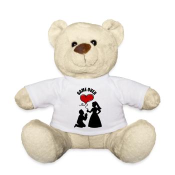 Brautpaar Ehepaar Hochzeit - Teddy - Weiß - Vorne