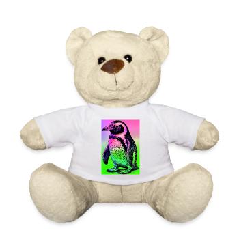 penguin - Teddy Bear - white - Front