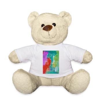 Art is my jam - Teddy - Weiß - Vorne
