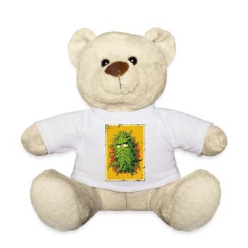 Grummelblatt Pop Art Cannabis - Nounours - blanc - Devant