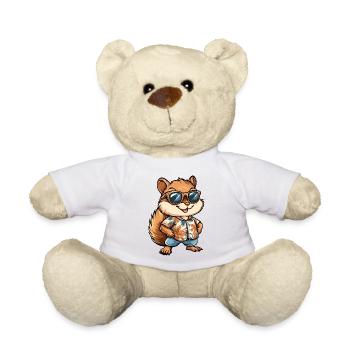Vacances de bandes dessinées Squirrel - Nounours - blanc - Devant