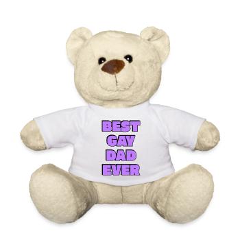 Meilleur père gay de tous les temps Pride - Nounours - blanc - Devant