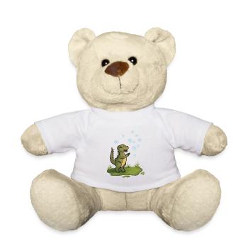 Dino bubble magic - Teddy Bear - white - Front