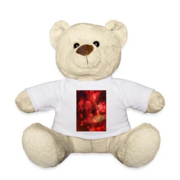 Red light noisy neon - Teddy Bear - white - Front