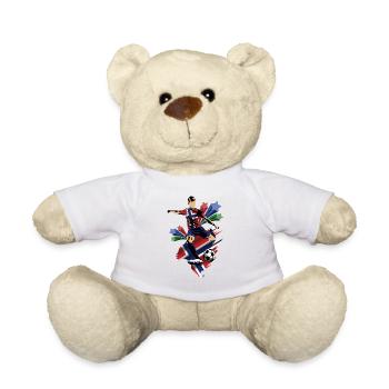 Noruega - Norway - Flags - Teddy Bear - white - Front