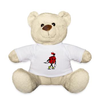 Angry house - Teddy Bear - white - Front