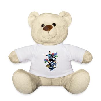 Uruguay - Uruguay - Flaggen - Teddy - Weiß - Vorne
