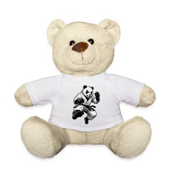 Panda Karate Kämpfer - Teddy - Weiß - Vorne