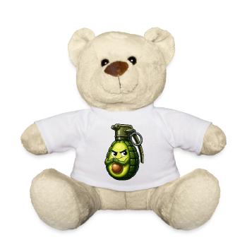 Avocado Grenade Aggro - Teddy Bear - white - Front