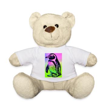 penguin - Teddy Bear - white - Front