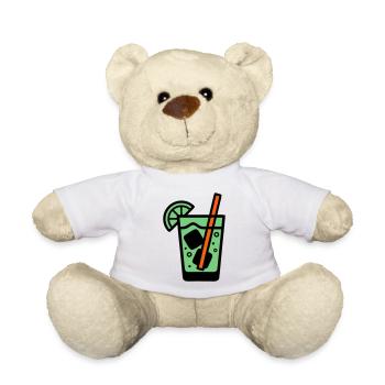 Cocktail Glas Sommergetränk Mädelsurlaub JGA - Teddy - Weiß - Vorne