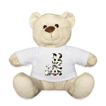 Darts Meister 2026, Kreisliga Shirt Dartboard - Teddy - Weiß - Vorne