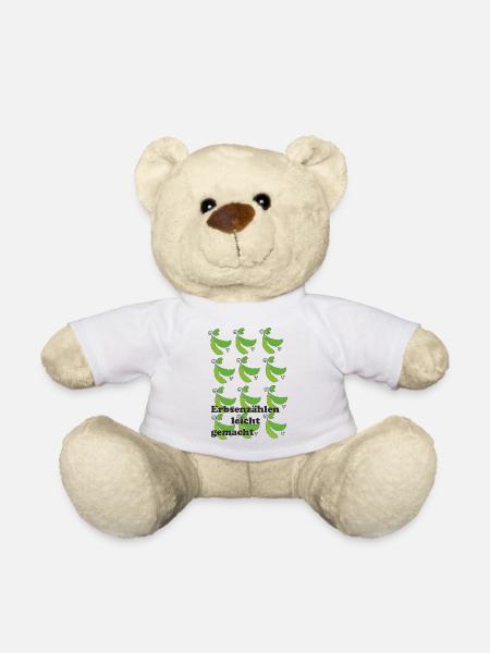 Erbsenzaehlen_leicht_gemacht - Teddy - Weiß