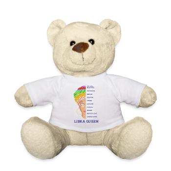 Signe du zodiaque Balance - Nounours - blanc - Devant