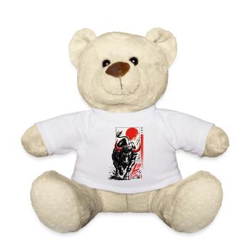 Bull Bull Anime Manga Japanese Style - Teddy Bear - white - Front