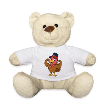 Turkey Pilgrim's Muscle - Teddy Bear - white - Front