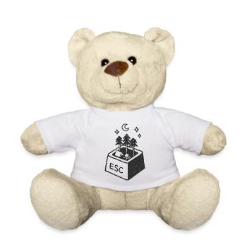 ESC-ape to the wild - Teddy Bear - white - Front