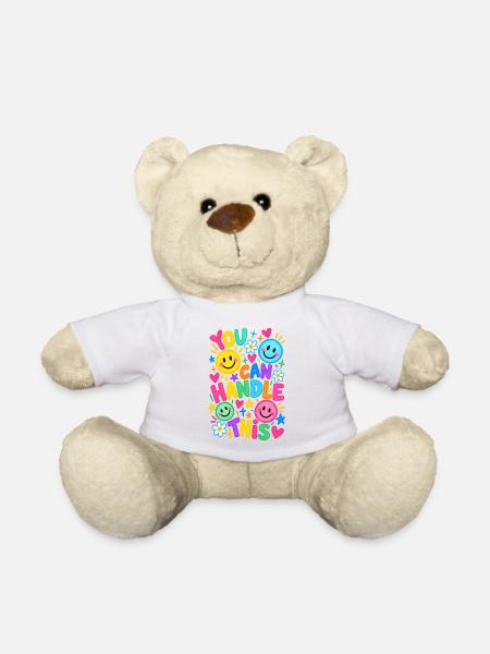 You Can Handle This Positiver Motivationsspruch - Teddy - Weiß