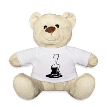 Flasche - Teddy - Weiß - Vorne