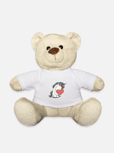 Baby-Einhorn - Teddy - Weiß