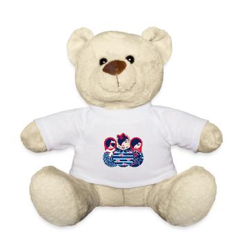Matryoshka Trio: Sveta Marina Helena - Teddy Bear - white - Front