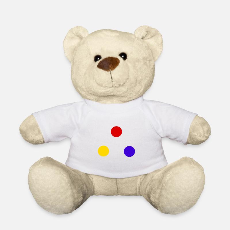 Sphères des couleurs primaires - Nounours - blanc