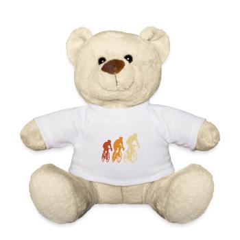 bike bike bike bike bikes cycling club - Teddy - Weiß - Vorne